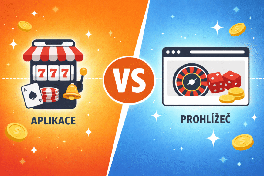 Casino aplikace vs hraní v prohlížeči
