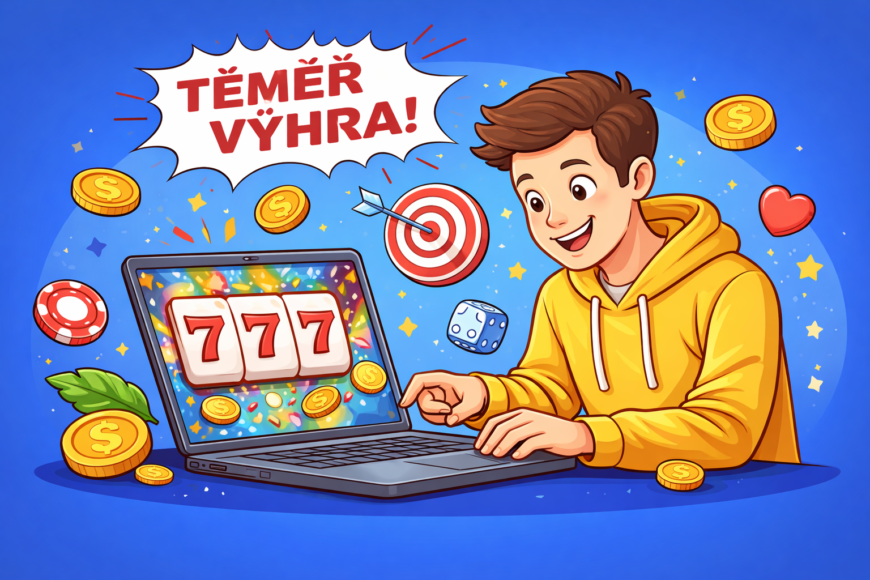 Téměř výhry se zdají být skutečné výhry